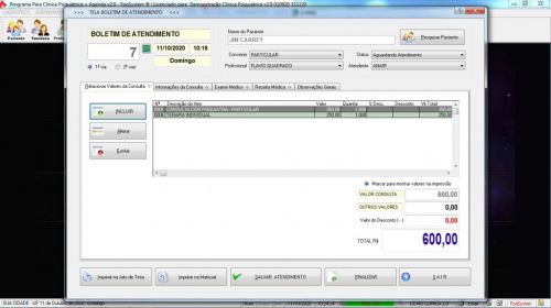 Programa Gerenciar Clinica Psiquiatrica v2.0 - Fpqsystem 578052