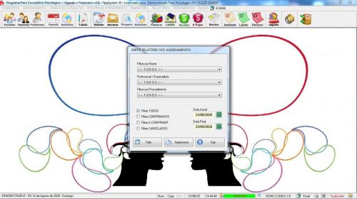 Programa Gerenciar Consultório Psicológico  Financeiro v3.0 Plus - Fpqsystem 578010