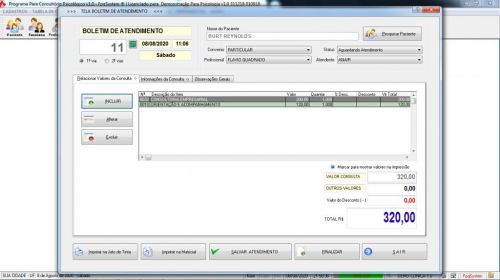 Programa Gerenciar Consultório Psicológico v1.0 - Fpqsystem 577973