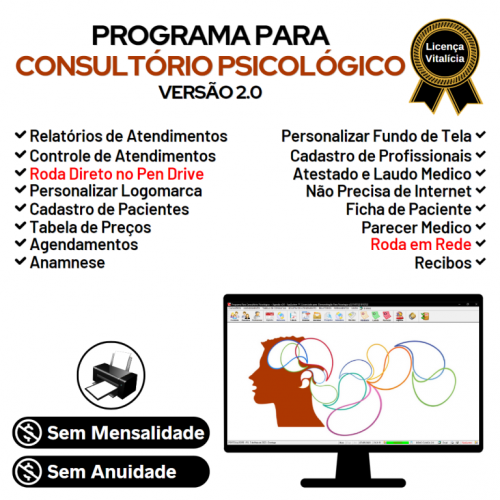 Programa Gerenciar Consultório Psicológico v2.0 - Fpqsystem 718818