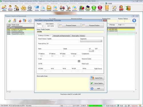 Software Para Gerenciar Representação Pedido De Vendas V4.0 - Fpqsystem 409222