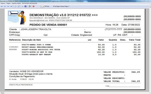 Programa Ordem de Serviço Assistência Técnica Ar e Refrigeração Vendas e Estoque v3.0 - Fpqsystem 630217