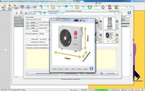 Programa Ordem de Serviço Assistencia Tecnica Ar e Refrigeração  Vendas e Estoque v3.0 - Fpqsystem 630219