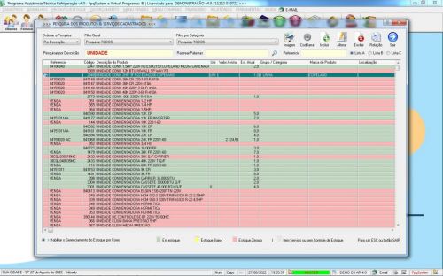 Programa Ordem de Serviço Assistencia Tecnica Ar e Refrigeração  Vendas Estoque e Financeiro v4.0 Plus - Fpqsystem 630233