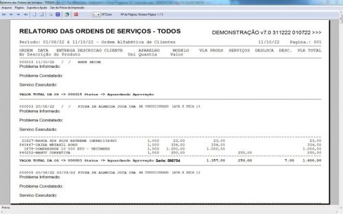 Programa Ordem de Serviço Assistencia Tecnica Ar e Refrigeração  Vendas Estoque e Financeiro v7.0 Plus  Whatsapp - Fpqsystem 630291