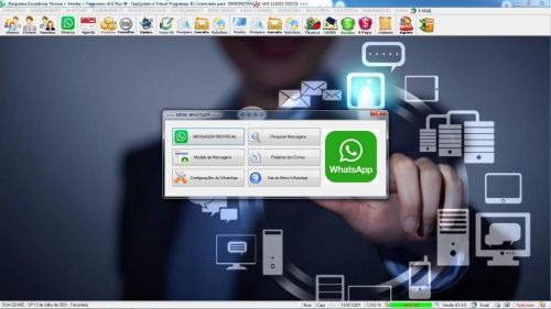 Programa Ordem de Serviço Assistência Técnica Vendas Estoque e Financeiro v6.0 Plus com Whatsapp 587907