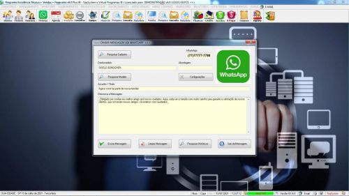 Programa Ordem de Serviço Assistência Técnica Vendas Estoque e Financeiro v6.0 Plus com Whatsapp 587915