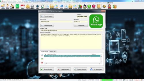 Programa Ordem de Serviço Assistência Técnica Vendas Estoque e Financeiro v7.0 Plus Whatsapp - Fpqsystem 598206