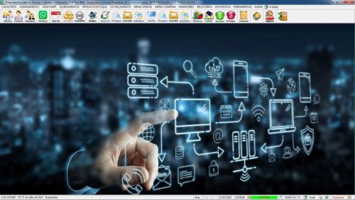 Programa Ordem de Serviço Assistencia Tecnica Vendas Estoque e Financeiro v7.0 Plus  Whatsapp - Fpqsystem 598214