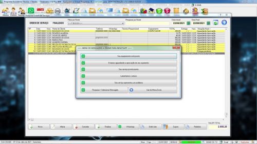 Programa Ordem de Serviço Assistencia Tecnica Vendas Estoque e Financeiro v7.0 Plus  Whatsapp - Fpqsystem 598216