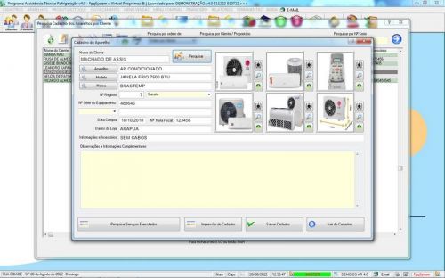 Programa ordem de serviço de refrigeração com Vendas v4.0 - Fpqsystem 654405