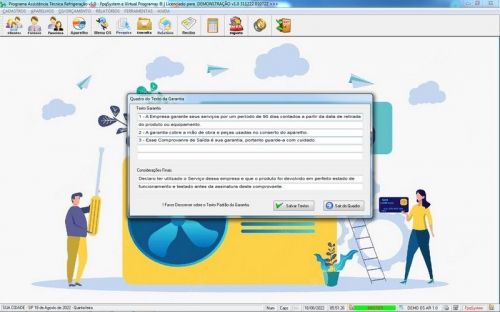 Programa ordem de serviço de refrigeração v1.0 - Fpqsystem 654352