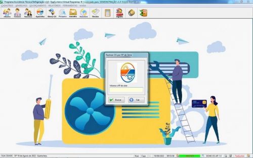 Programa ordem de serviço de refrigeração v1.0 - Fpqsystem 654354