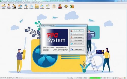 Programa ordem de serviço de refrigeração v1.0 - Fpqsystem 654356