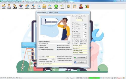 Programa ordem de serviço de refrigeração v2.0 - Fpqsystem 654369
