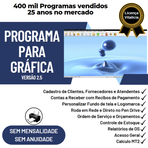 Programa Ordem de Serviço Gráfica Rápida v2.5 - Fpqsystem 657775