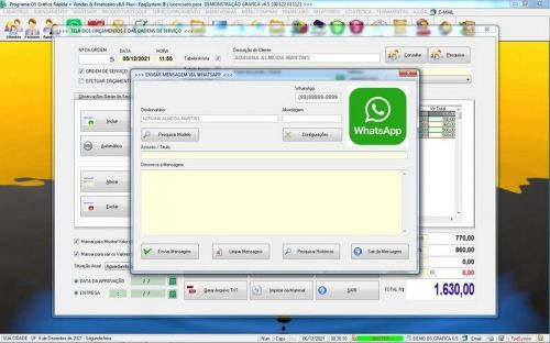 Programa Ordem de Serviço Gráfica Rápida v6.5 Plus - Fpqsystem 657847