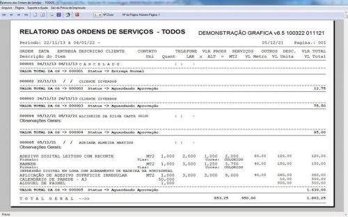 Programa Ordem de Serviço Gráfica Rápida v6.5 Plus - Fpqsystem 657850