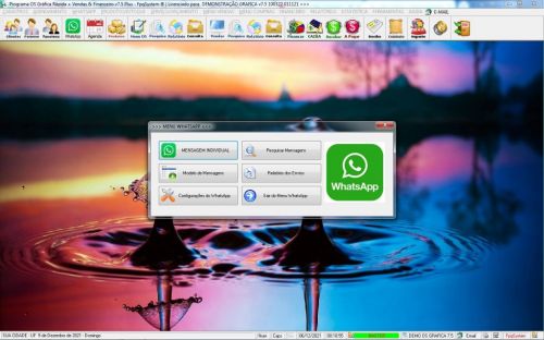 Programa Ordem de Serviço Gráfica Rápida Vendas Estoque Financeiro e Estatística v7.5 Plus Whatzapp - Fpqsystem 600858