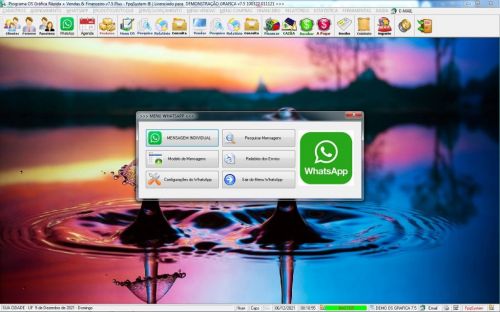 Programa Ordem de Serviço Grafica Rapida Vendas Estoque Financeiro e Estatistica v7.5 Plus Whatsapp 600858