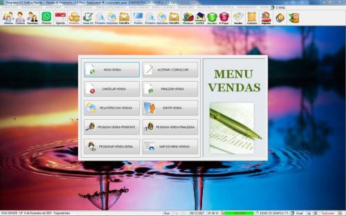 Programa Ordem de Serviço Gráfica Rápida Vendas Estoque Financeiro e Estatística v7.5 Plus Whatzapp - Fpqsystem 600867