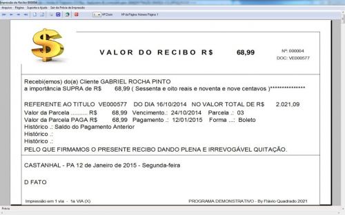 Programa Ordem de Serviço Gráfica Rápida Vendas Estoque Financeiro e Estatística v7.5 Plus Whatzapp - Fpqsystem 600874
