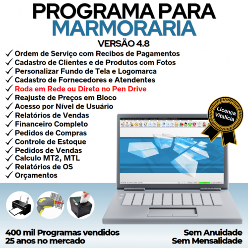 Programa Ordem de Serviço Marmoraria com Vendas e Financeiro v4.8 682784