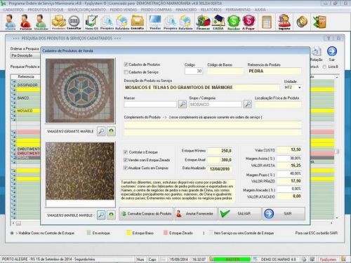 Programa Ordem de Serviço Marmoraria com Vendas e Financeiro v4.8 - Fpqsystem 682793