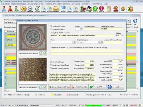 Programa Ordem de Serviço Marmoraria com Vendas e Financeiro v4.8 682793