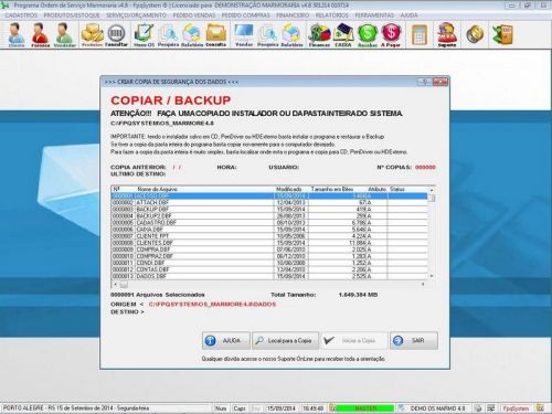 Programa Ordem de Serviço Marmoraria com Vendas e Financeiro v4.8 682801