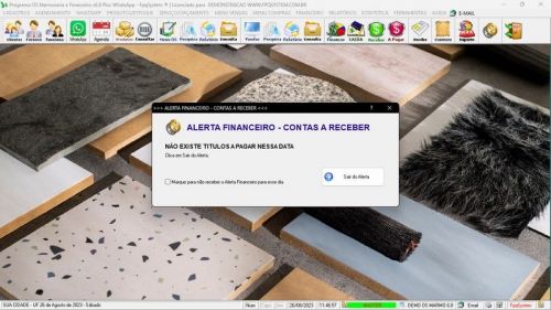 Programa Ordem de Serviço Marmoraria  Vendas  Financeiro v6.8 Whatsapp - Fpqsystem 682899