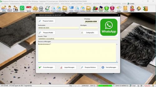 Programa Ordem de Serviço Marmoraria  Vendas  Financeiro v6.8 Whatsapp 682900