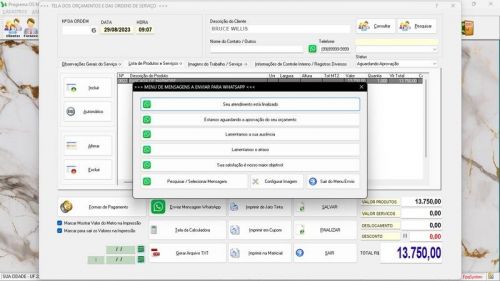 Programa Ordem de Serviço Marmoraria  Vendas  Financeiro v7.8 Whatsapp 682970
