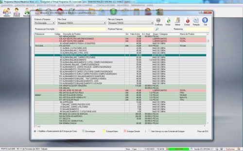 Programa Ordem de Serviço para Oficina Mecânica Moto  Estoque v2.1 - Fpqsystem 645654