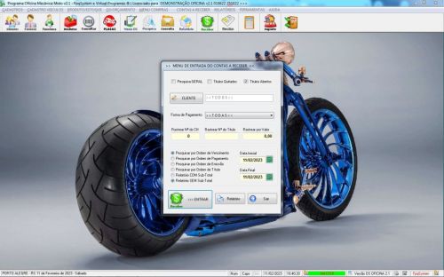 Programa Ordem de Serviço para Oficina Mecânica Moto Estoque v2.1 - Fpqsystem 645656