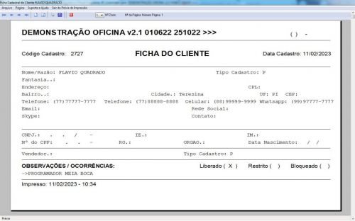 Programa Ordem de Serviço para Oficina Mecânica Moto Estoque v2.1 - Fpqsystem 645660