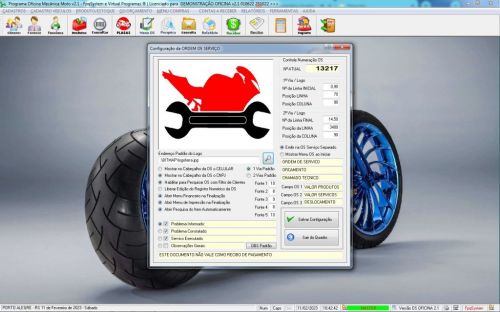 Programa Ordem de Serviço para Oficina Mecânica Moto Estoque v2.1 - Fpqsystem 645661
