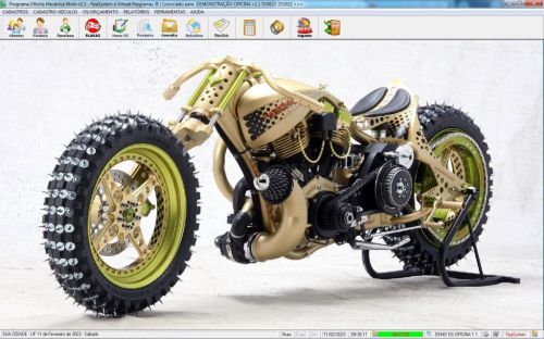 Programa Ordem de Serviço para Oficina Mecânica Moto v1.1 - Fpqsystem 645636