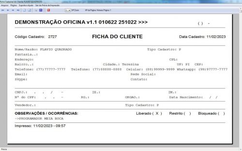 Programa Ordem de Serviço para Oficina Mecânica Moto v1.1 - Fpqsystem 645641