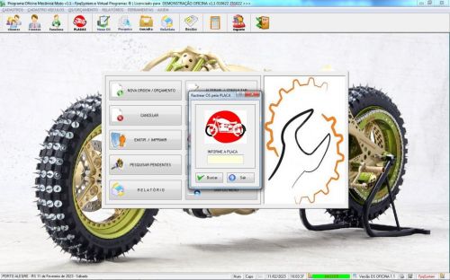 Programa Ordem de Serviço para Oficina Mecânica Moto v1.1 - Fpqsystem 645643