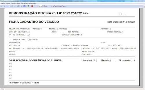 Programa Ordem de Serviço para Oficina Mecânica Moto  Vendas  Estoque v3.1 - Fpqsystem 645682