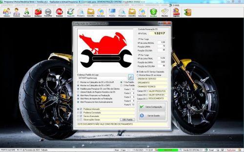 Programa Ordem de Serviço para Oficina Mecânica Moto  Vendas  Estoque v3.1 - Fpqsystem 645685