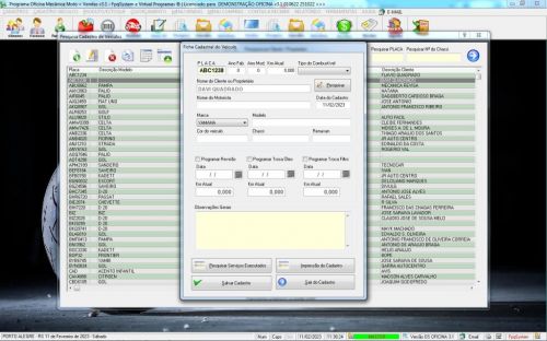 Programa Ordem de Serviço para Oficina Mecânica Moto Vendas Estoque v3.1 - Fpqsystem 645687