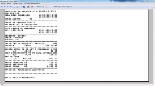 Programa Ordem de Serviço para Oficina Nautica e Embarcação  Financeiro v2.0 - fpqsystem 577205
