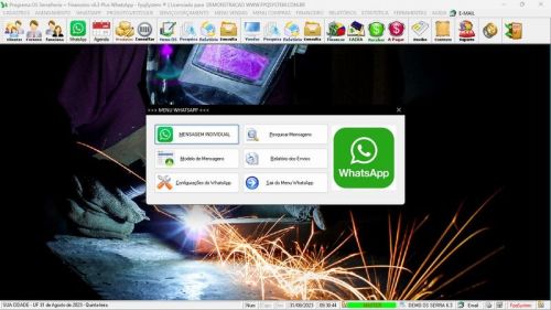 Programa Ordem de Serviço Serralheria Vendas Financeiro v6.3 Whatsapp - Fpqsystem 682444