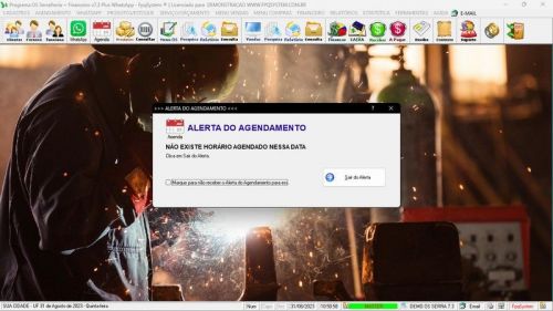 Programa Ordem de Serviço Serralheria  Vendas  Financeiro v7.3 Whatsapp - Fpqsystem 682511