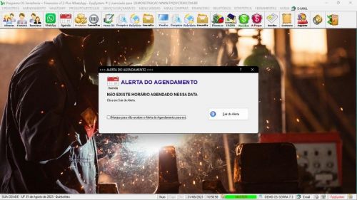Programa Ordem de Serviço Serralheria  Vendas  Financeiro v7.3 Whatsapp 682511