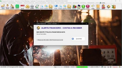 Programa Ordem de Serviço Serralheria  Vendas  Financeiro v7.3 Whatsapp - Fpqsystem 682512