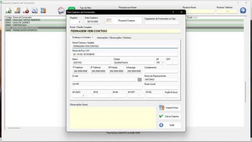 Programa Ordem de Serviço Serralheria  Vendas  Financeiro v7.3 Whatsapp - Fpqsystem 682519