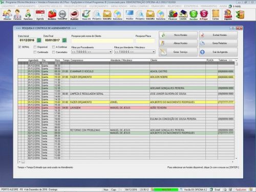 Programa Os Oficina Mecânica Caminhão com Check List Vendas Estoque e Financeiro v6.2 Plus  - Fpqsystem 654997